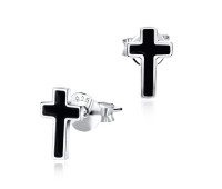 Stud Earring Crucifix Shape ST-163
